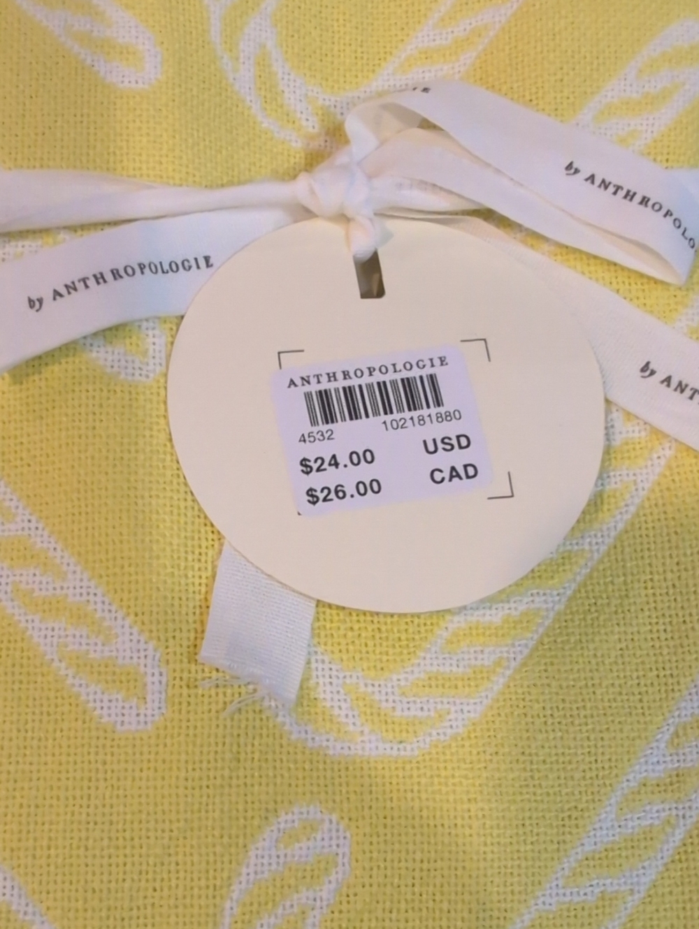 Anthropologie Set Of 2 Dish Towels. NWT - Picture 3 of 6
